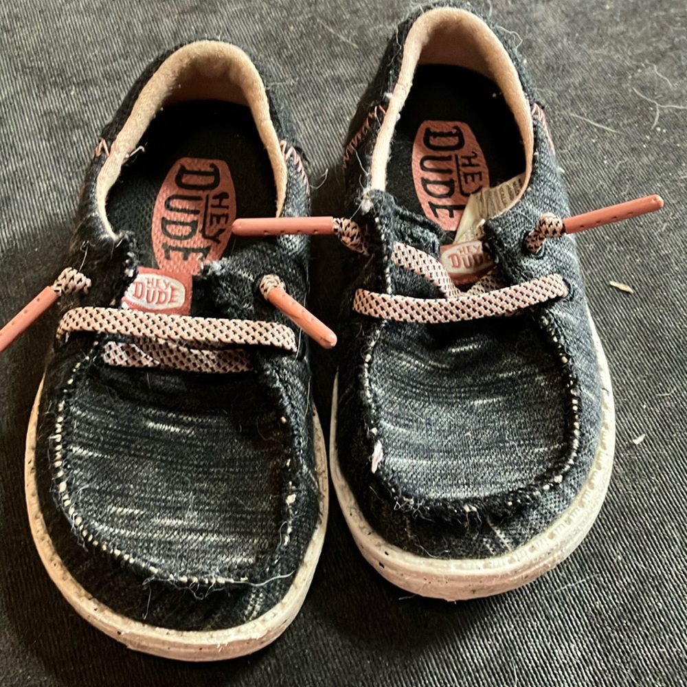Hey Dude Kids Black Shoes